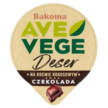 Bakoma Ave Vege Deser na kremie kokosowym smak czekolada 150 g