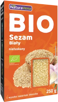 NaturAvena Sezam niełuskany biały BIO 250 g