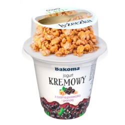 Jogurt Kremowy Czarna Porzeczka Z Granolą 230G