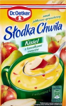 Dr. Oetker Słodka Chwila Kisiel Jabłko Gruszka Z Owocami 31,5 g
