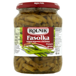 Rolnik Fasolka szparagowa zielona 700 g