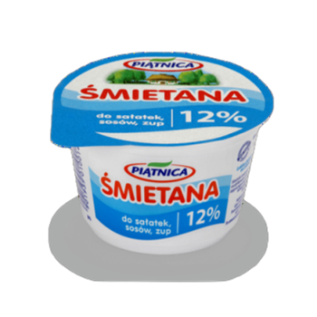 Piątnica Śmietana do sałatek sosów zup 12% 200 g