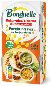 Bonduelle Porcja na raz Kukurydza Złocista 2 x 85 g