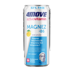 4Move Active Vitamin Koncentracja Napój gazowany smak grejpfruta i limonki 330 ml