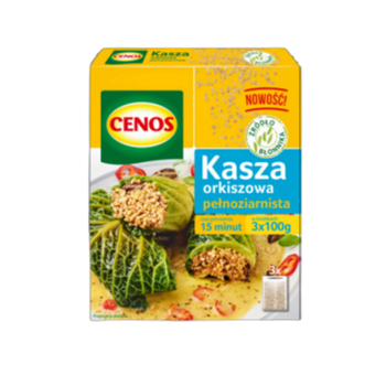 Cenos Kasza orkiszowa pełnoziarnista 300 g (3 torebki)