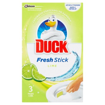 Duck Fresh Stick 4in1 Lime Żelowe paski do toalet 27 g (3 sztuki)