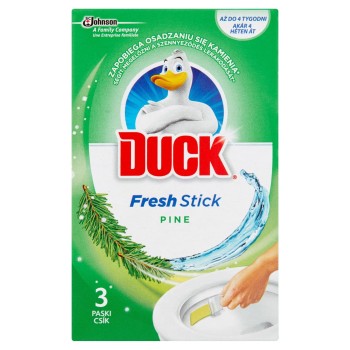 Duck Fresh Stick 4in1 Pine Żelowe paski do toalet 27 g (3 sztuki)