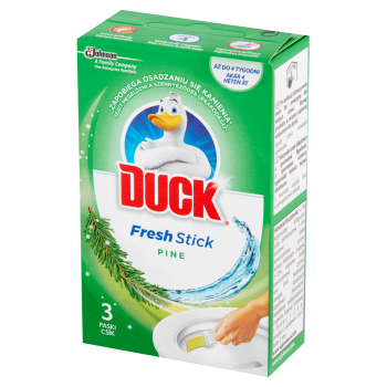 Duck Fresh Stick 4in1 Pine Żelowe paski do toalet 27 g (3 sztuki)