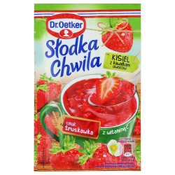 Dr. Oetker Słodka Chwila Kisiel Truskawka Z Owocami 31,5 g