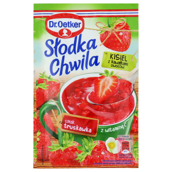 Dr. Oetker Słodka Chwila Kisiel Truskawka Z Owocami 31,5 g
