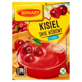 Winiary Kisiel o smaku wiśniowym z cukrem 77 g