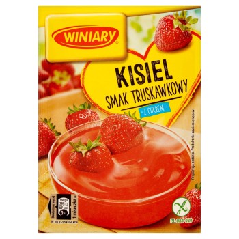 Winiary Kisiel o smaku truskawkowym z cukrem 77 g