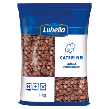 Lubella Catering Zbożowe muszelki o smaku czekoladowym 1 kg