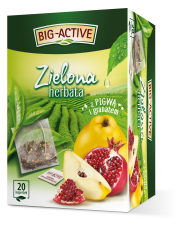 Big-Active Herbata zielona z pigwą plus granat 34 g (20 torebek)