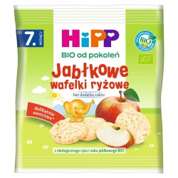 HiPP BIO Jabłkowe wafelki ryżowe po 7. miesiącu 30 g