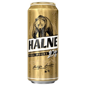 ' Piwo Halne Mega Mocne 10% puszka 500 ml