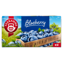 Teekanne World of Fruits Blueberry Aromatyzowana mieszanka herbatek 45 g (20 x 2,25 g)