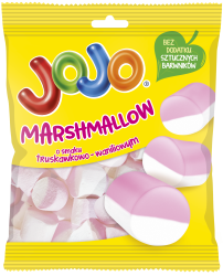 Jojo Marshmallow Pianki o smaku truskawkowo-waniliowym 86 g