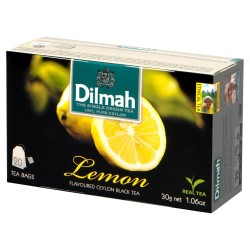 Dilmah Cejlońska czarna herbata z aromatem cytryny 30 g (20 torebek)