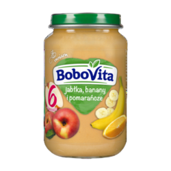 BoboVita Jabłka banany i pomarańcze po 6 miesiącu 190 g