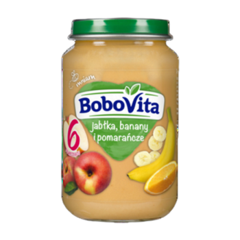 BoboVita Jabłka banany i pomarańcze po 6 miesiącu 190 g