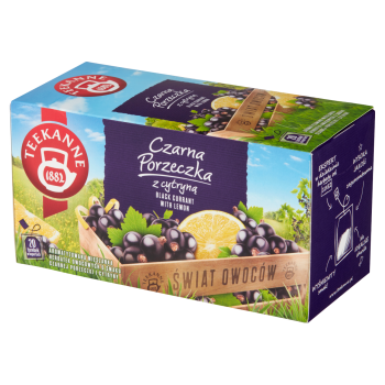 Teekanne World of Fruits Black Currant with Lemon Mieszanka herbatek owocowych 50 g (20 torebek)