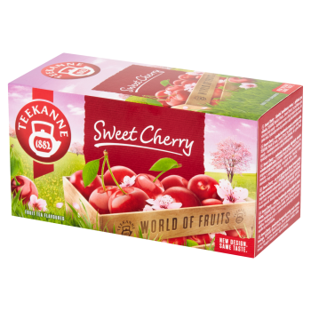 Teekanne World of Fruits Sweet Cherry Mieszanka herbatek owocowych 50 g (20 torebek)