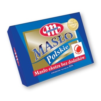 Mlekovita Masło Polskie ekstra bez dodatków 82% 200 g