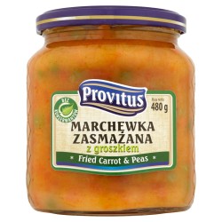 Provitus Marchewka zasmażana z groszkiem 480 g