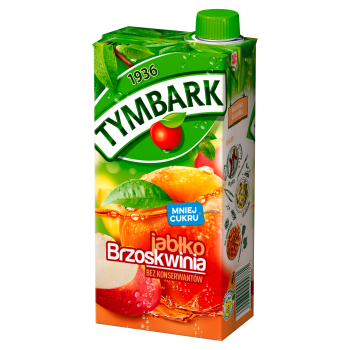 Tymbark jabłko brzoskwinia 1 l