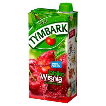 Tymbark jabłko wiśnia 1 l