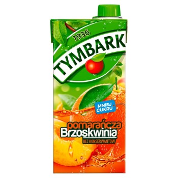 Tymbark pomarańcza brzoskwinia 1 l