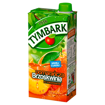 Tymbark pomarańcza brzoskwinia 1 l