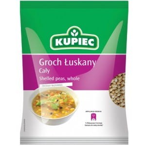 Kupiec groch łuskany cały 400 g