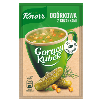 Knorr Gorący Kubek Ogórkowa z grzankami 13 g