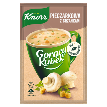 Knorr Gorący Kubek Pieczarkowa z grzankami 15 g