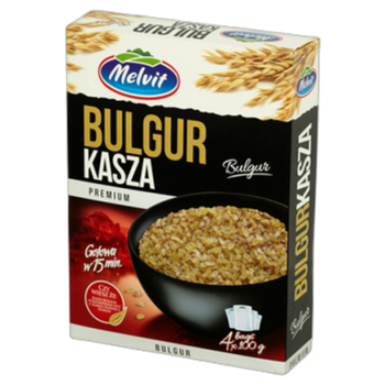 Melvit kasza Bulgur Premium 4 x100 g