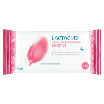 Chusteczki do higieny intymnej Sensitive Lactacyd 15 szt