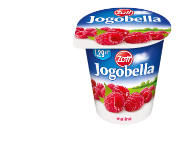 Zott Jogurt Jogobella Classic malina /wiśnia/brzoskwinia 150 g