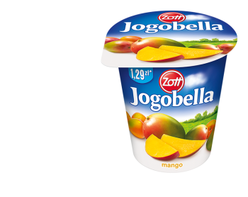 Zott Jogobella jogurt kiwi/ banan/mango 150g