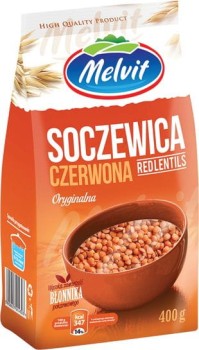 Melvit Soczewica Czerwona 400 g