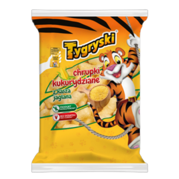 Tygryski Chrupki Kukurydziane Z Kaszą Jaglaną 50G
