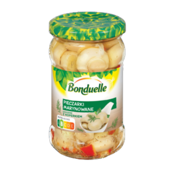 Bonduelle Pieczarki Marynowane Łagodne Z Koperkiem 280 g