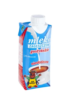 SM Gostyń Mleko gostyńskie zagęszczone niesłodzone 7,5% 350 g
