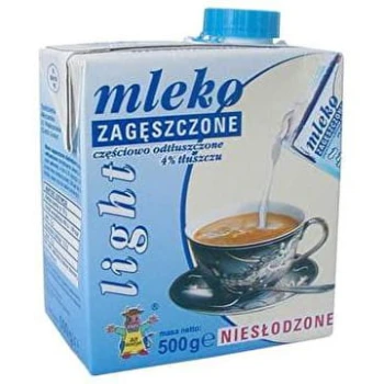 SM Gostyń Mleko gostyńskie zagęszczone niesłodzone light 4% 500 g