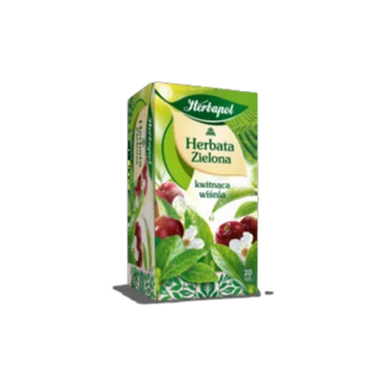 Herbapol Herbata zielona kwitnąca wiśnia 34 g (20 x 1,7 g)