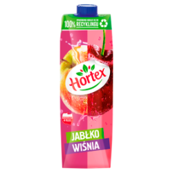 Hortex Napój jabłko wiśnia 1 l