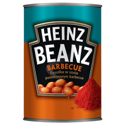 Heinz Beanz Fasolka w sosie pomidorowym barbecue 390 g