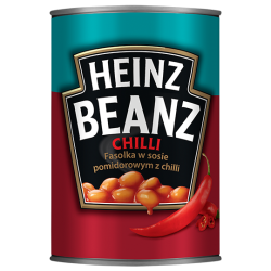Heinz Beanz Fasolka w sosie pomidorowym z chilli 390 g