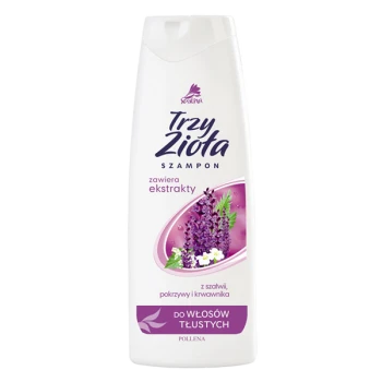 Savona Szampon TRZY ZIOŁA do włosów tłustych – 250 ml